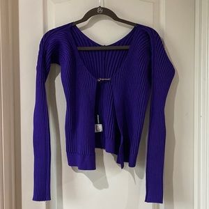JACQUEMUS Pralù embellished ribbed-knit cardigan